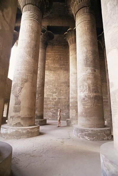 Interior, Temple of Esna, Egypt, North African, Africa