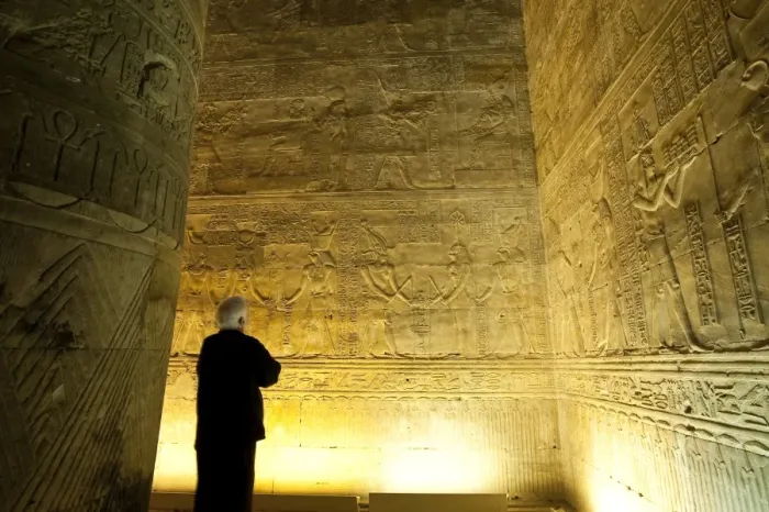 Framed Print : Interior, Temple of Horus, Edfu, Egypt, North Africa, Africa Framed Print : Interior, Temple of Horus, Edfu, Egypt, North Africa, Africa