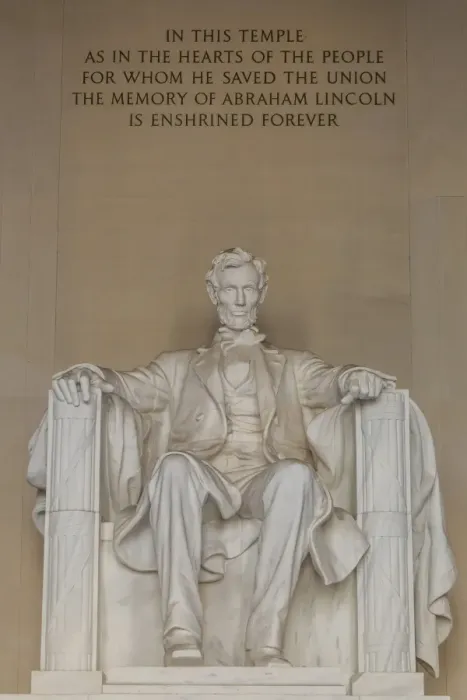Framed Print : Interior view of the Lincoln Statue in the Lincoln Memorial, Washington D. C. United States of America, North America Framed Print : Interior view of the Lincoln Statue in the Lincoln Memorial, Washington D. C. United States of America, North America