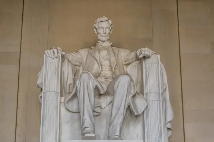 Framed Print : Interior view of the Lincoln statue in the Lincoln Memorial, Washington D. C. United States of America, North America Framed Print : Interior view of the Lincoln statue in the Lincoln Memorial, Washington D. C. United States of America, North America