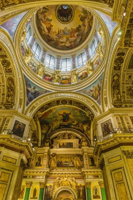Framed Print : Interior view of St. Isaacs Cathedral, St. Petersburg, Russia, Europe Framed Print : Interior view of St. Isaacs Cathedral, St. Petersburg, Russia, Europe