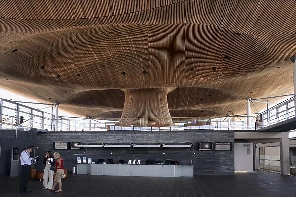 Interior of Welsh Assembly building
