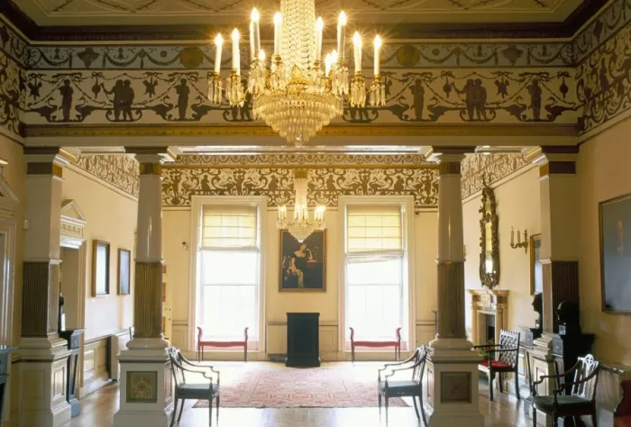 Framed Print : Interior of the Writers Gallery Framed Print : Interior of the Writers Gallery