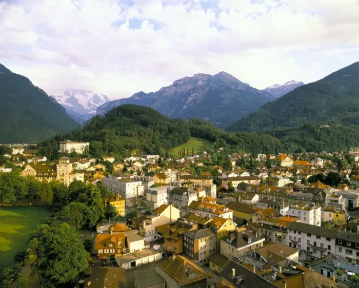 Framed Print : Interlaken Framed Print : Interlaken