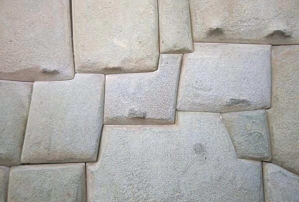 Interlocking Inca stonework in granite