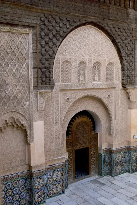 Framed Print : Intricate Islamic design at Medersa Ben Youssef, UNESCO World Heritage Site, Marrakech, Morocco, North Africa, Africa Framed Print : Intricate Islamic design at Medersa Ben Youssef, UNESCO World Heritage Site, Marrakech, Morocco, North Africa, Africa