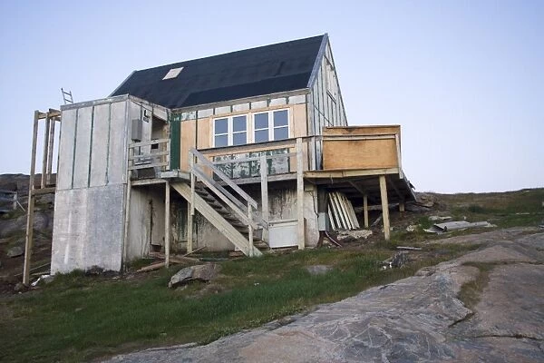 Inuit house, Tasiilaq, East Coast, Greenland, Polar Regions
