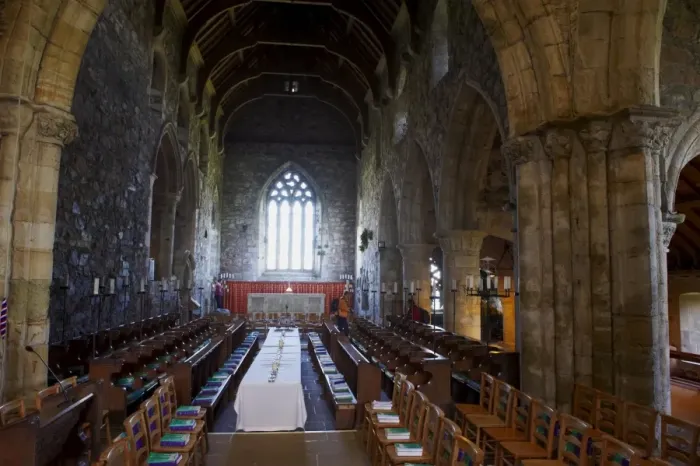 Framed Print : Iona Abbey, inside the church, Isle of Iona, Scotland, United Kingdom, Europe Framed Print : Iona Abbey, inside the church, Isle of Iona, Scotland, United Kingdom, Europe
