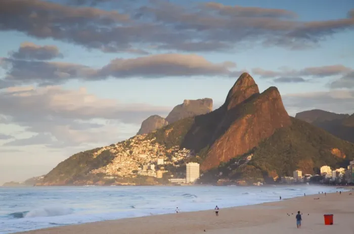 Framed Print : Ipanema beach, dawn, Rio de Janeiro, Brazil, South America Framed Print : Ipanema beach, dawn, Rio de Janeiro, Brazil, South America