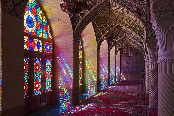 Iran, Fars Province, Shiraz, Nasir al Molk mosque