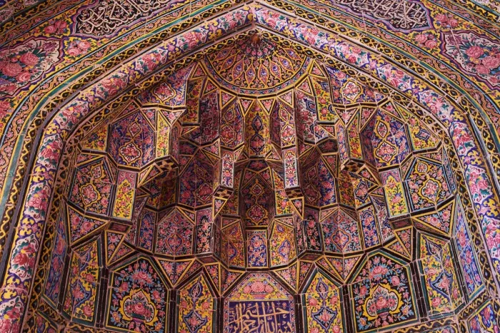 Framed Print : Iran, Fars Province, Shiraz, Nasir al Molk mosque Framed Print : Iran, Fars Province, Shiraz, Nasir al Molk mosque