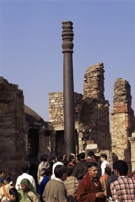 Framed Print : Iron pillar weighing six tons Framed Print : Iron pillar weighing six tons