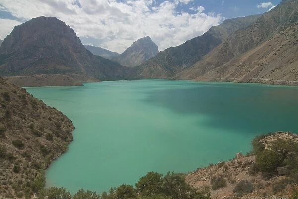 Iskanderkul Lake, Fann mountains, Tajikistan, Central Asia