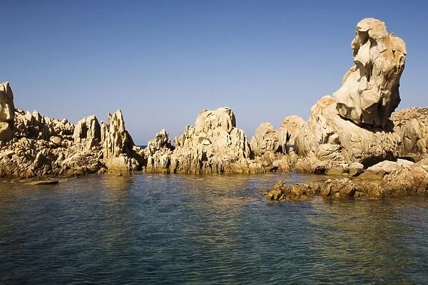 The island of Razzoli, Maddalena Islands, La Maddalena National Park, Sardinia, Italy, Mediterranean, Europe