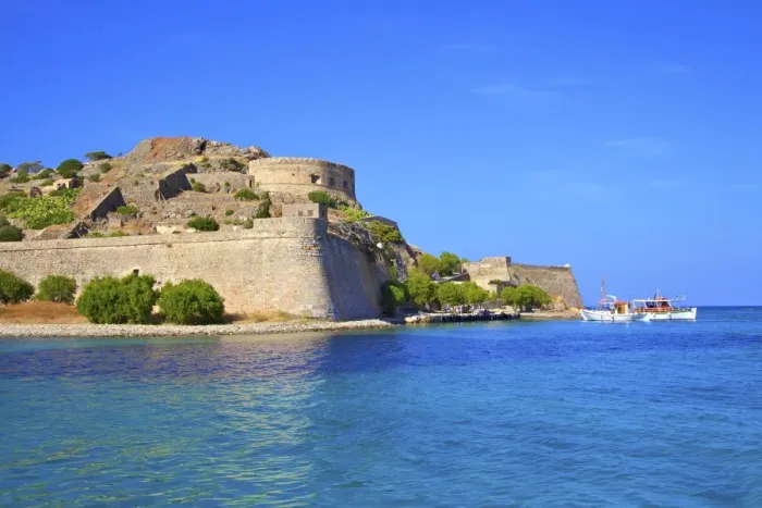 Framed Print : The Island of Spinalonga, Crete, Greek Islands, Greece, Europe Framed Print : The Island of Spinalonga, Crete, Greek Islands, Greece, Europe