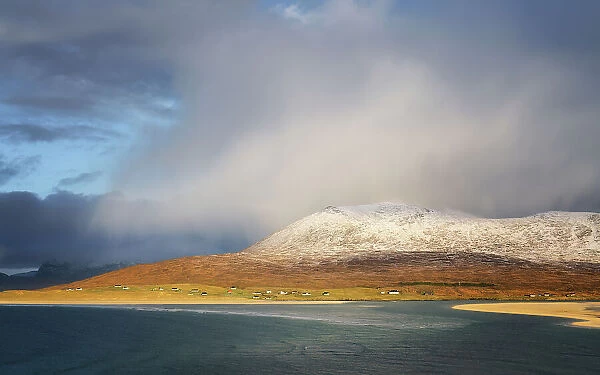 Isle of Harris on a winter's day, Outer Hebrides, Scotland, United Kingdom, Europe