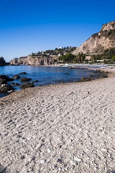 Isola Bella Beach, Taormina, Sicily, Italy, Mediterranean, Europe