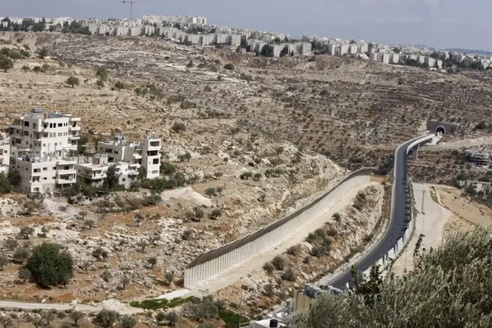 Framed Print : Israeli road in the West Bank, Beit Jala, Palestinian Authority, Israel, Middle East Framed Print : Israeli road in the West Bank, Beit Jala, Palestinian Authority, Israel, Middle East