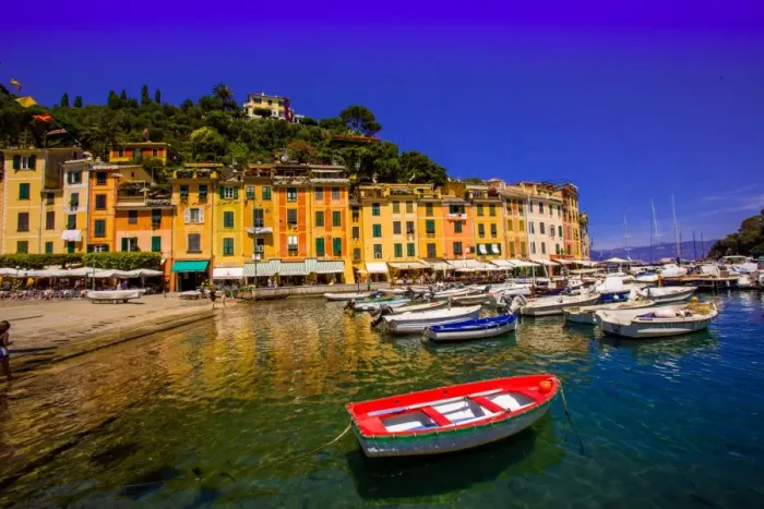 Framed Print : The Italian fishing village of Portofino, Liguria, Italy, Europe Framed Print : The Italian fishing village of Portofino, Liguria, Italy, Europe