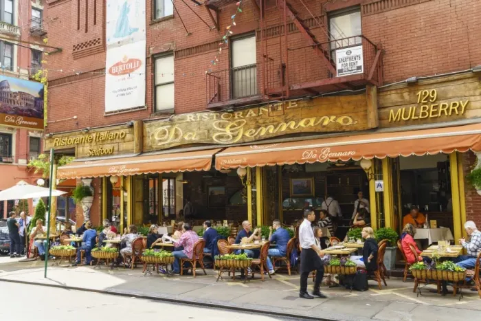 Framed Print : Italian restaurant in Little Italy, Manhattan, New York City, United States of America Framed Print : Italian restaurant in Little Italy, Manhattan, New York City, United States of America