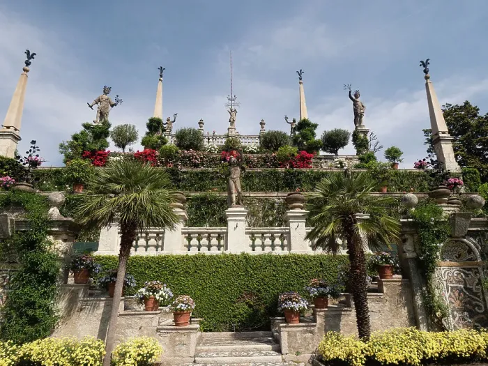 Framed Print : Italianate gardens, Palazzo Borromeo, Isola Bella, Lake Maggiore, Italian Lakes, Piedmont, Italy, Europe Framed Print : Italianate gardens, Palazzo Borromeo, Isola Bella, Lake Maggiore, Italian Lakes, Piedmont, Italy, Europe