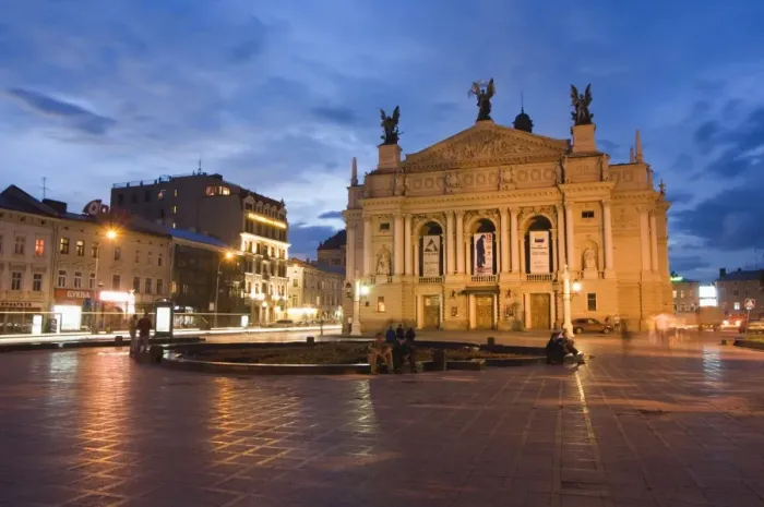 Framed Print : Ivan Franco Opera and Ballet Theatre Framed Print : Ivan Franco Opera and Ballet Theatre