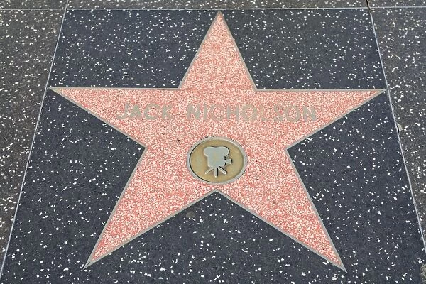 Jack Nicholson, Star, Hollywood Walk of Fame, Hollywood Boulevard, Hollywood