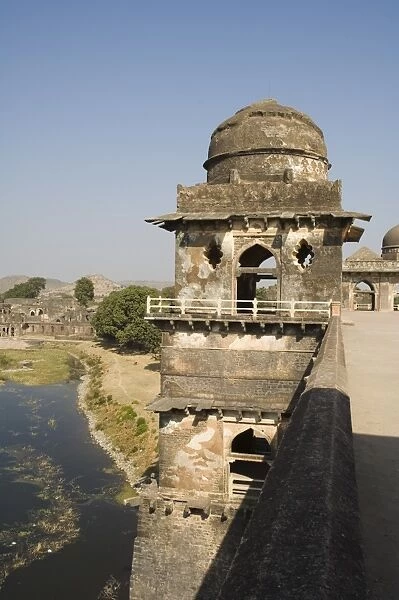 The Jahaz Mahal or Ships Palace in the Royal Enclave
