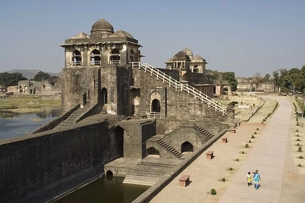 The Jahaz Mahal or Ships Palace in the Royal Enclave