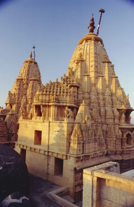 Framed Print : Jain Temple complex in the Fort at Jaisalmer
