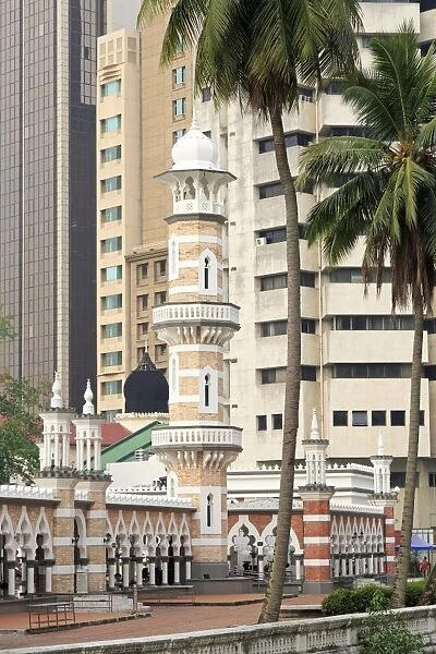 Jamek Mosque, Kuala Lumpur, Malaysia, Southeast Asia, Asia
