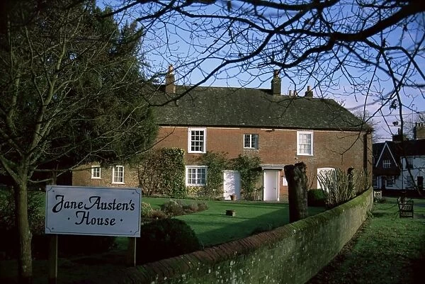 Jane Austens house, Chawton, Hampshire, England, United Kingdom, Europe