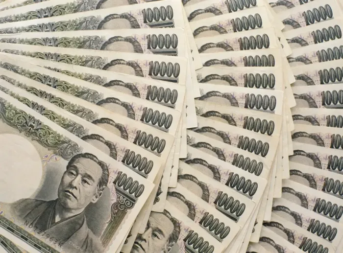 Framed Print : Japanese 10, 000 Yen bank notes Framed Print : Japanese 10, 000 Yen bank notes