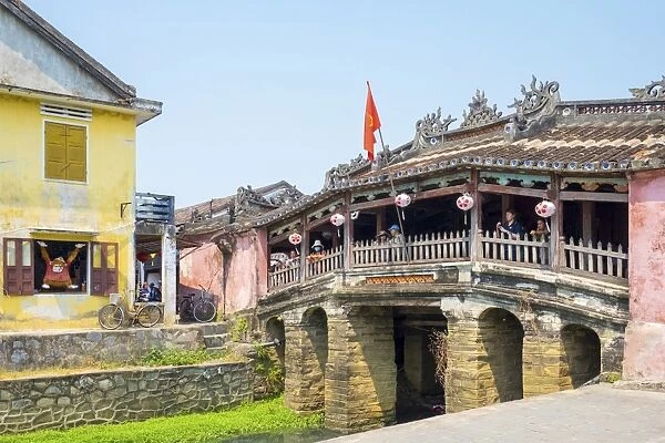 The Japanese Covered Bridge in Hoi An ancient town, UNESCO World Heritage Site, Hoi An