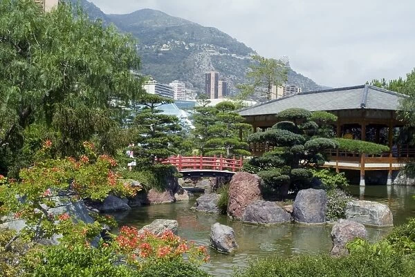 Japanese Gardens, Monte Carlo, Monaco, Europe
