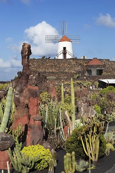 Jardin de Cactus (Cactus Garden), Guatiza, Lanzarote, Canary Islands, Spain