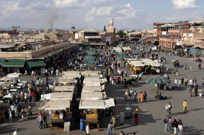 Framed Print : Jemaa el Fna square Framed Print : Jemaa el Fna square