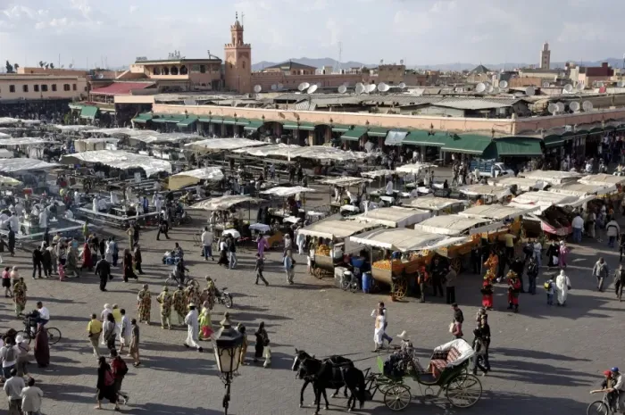 Framed Print : Jemaa el Fna square