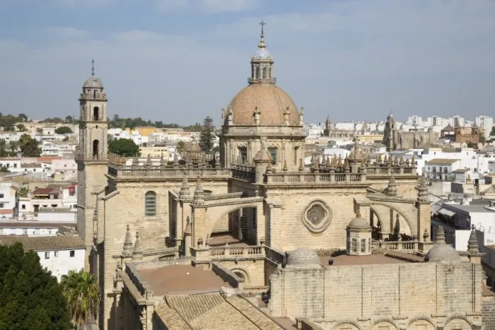 Framed Print : Jerez de la Frontera Cathedral, Jerez de la Frontera, Cadiz province, Andalucia, Spain