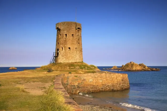 Framed Print : Jersey Round Tower, Le Hocq, St. Clement, Jersey, Channel Islands, Europe Framed Print : Jersey Round Tower, Le Hocq, St. Clement, Jersey, Channel Islands, Europe