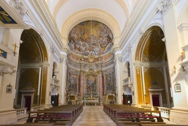 Jesuit Church of St. Ignatius of Loyola, Old Town (Stari Grad), Dubrovnik, Dalmatia, Croatia, Europe