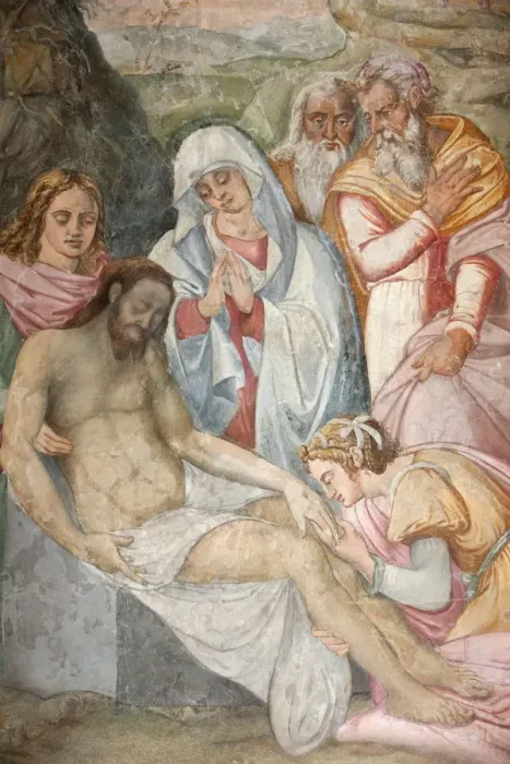 Framed Print : Jesus taken down from the cross, San Jeronimos church, Madrid, Spain, Europe Framed Print : Jesus taken down from the cross, San Jeronimos church, Madrid, Spain, Europe