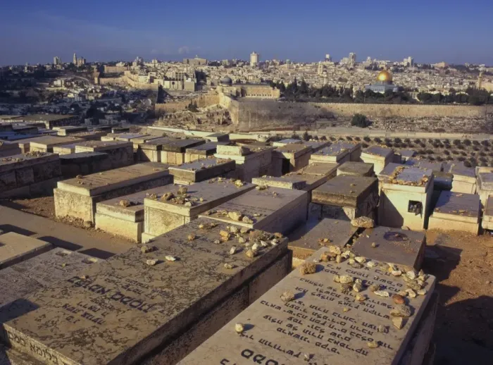 Framed Print : Jewish tombs in the Mount of Olives cemetery Framed Print : Jewish tombs in the Mount of Olives cemetery