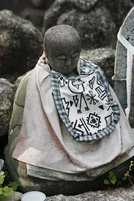 Framed Print : Jizo is a Shinto god who looks after dead childrens souls, Kyoto, Japan, Asia Framed Print : Jizo is a Shinto god who looks after dead childrens souls, Kyoto, Japan, Asia