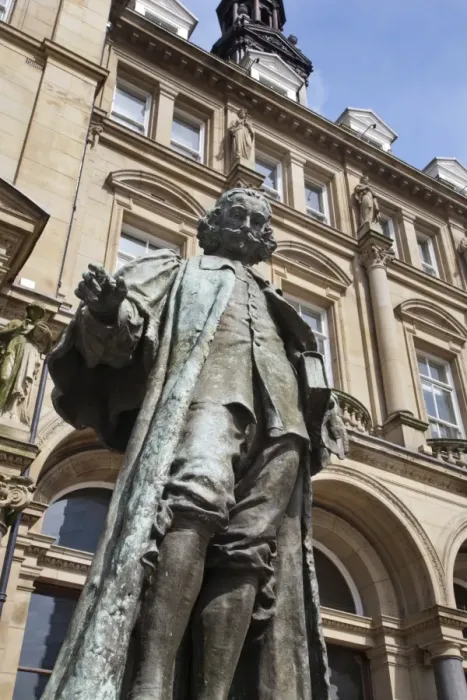 Framed Print : John Harrison statue in City Square, Leeds, West Yorkshire, Yorkshire, England, United Kingdom, Europe Framed Print : John Harrison statue in City Square, Leeds, West Yorkshire, Yorkshire, England, United Kingdom, Europe