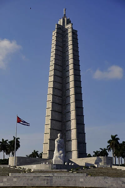 Jose Marti Monument in Plaza de la Revolucion (Revolution Square), Havana, Cuba