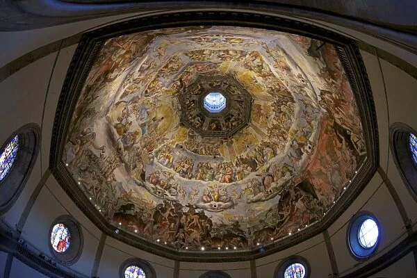 Last Judgement frescoes of the dome of Brunelleschi, by Vasari and Zuccari
