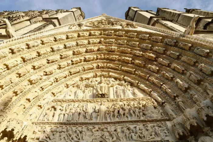 Framed Print : The Last Judgement, Western portal, Bourges Cathedral, UNESCO World Heritage Site, Cher Framed Print : The Last Judgement, Western portal, Bourges Cathedral, UNESCO World Heritage Site, Cher