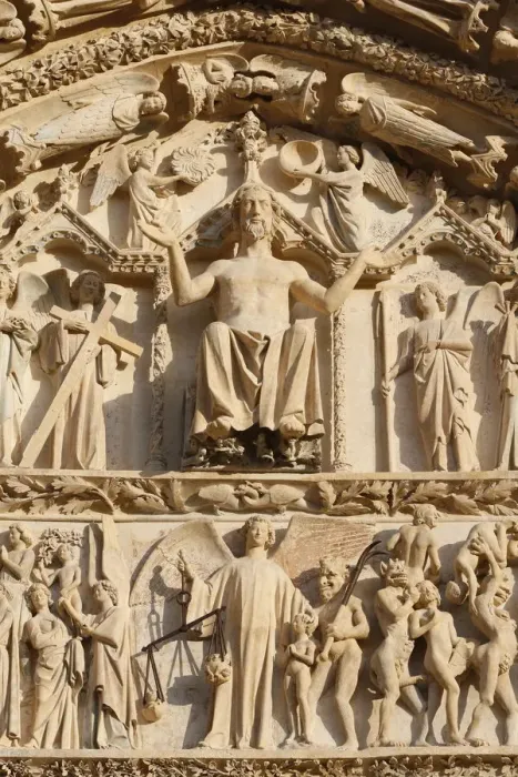Framed Print : The Last Judgement, Western portal, Bourges Cathedral, UNESCO World Heritage Site, Cher Framed Print : The Last Judgement, Western portal, Bourges Cathedral, UNESCO World Heritage Site, Cher