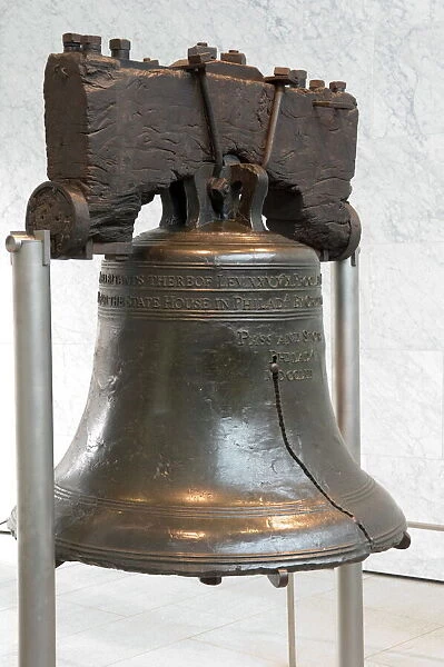 On July 8 1776, the Liberty Bell rang out from the tower of Independence Hall summoning citizens to hear the first public reading of the Declaration of Independence by colonel John Nixon, Philadelphia, Pennsylvania, United States of America